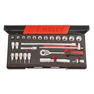 Hylsnyckelsortiment 3/8 tum fyrkant 26 delar 6