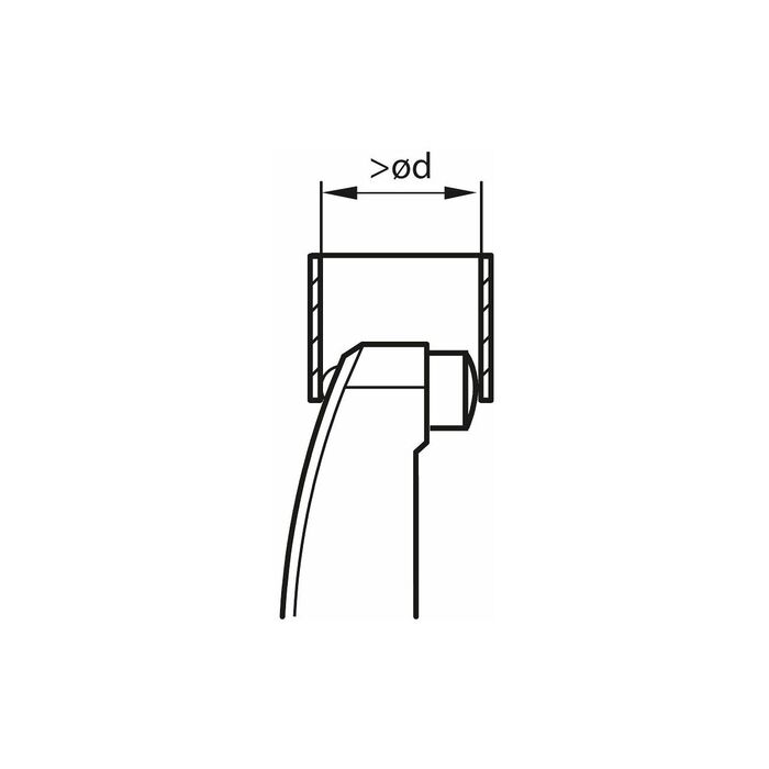 Digital bygelmikrometer för välvda ytor i-wi 0-25 mm