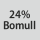 Tygsammansättning: 24% bomull