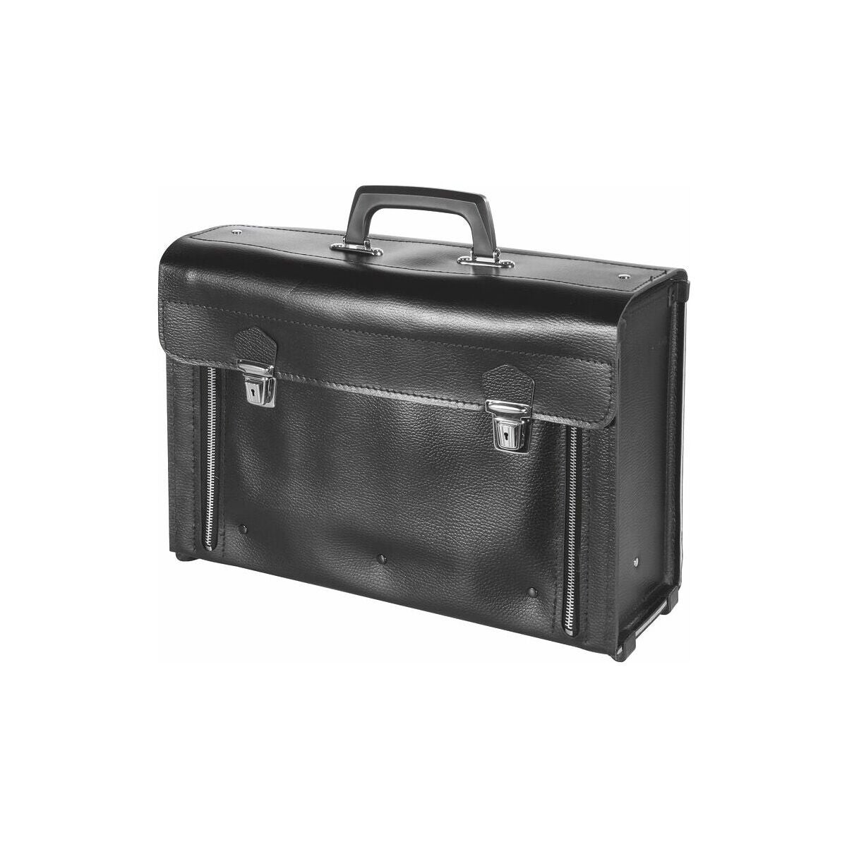 Verktygsväska i läder med mellanvägg