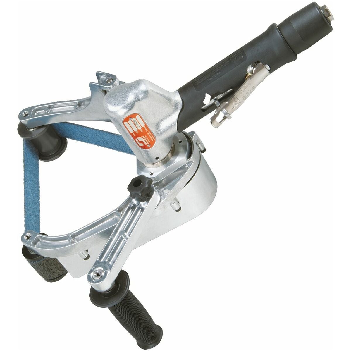 Tryckluftsdriven rörbandslipmaskin