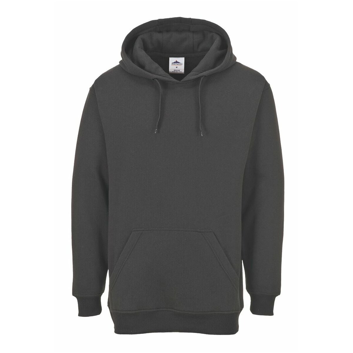 Sweatshirt med huva svart