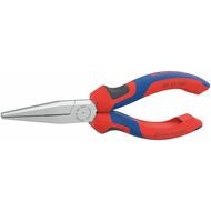 Spetstång, flat, förkromad, med grepphylsor 160 mm