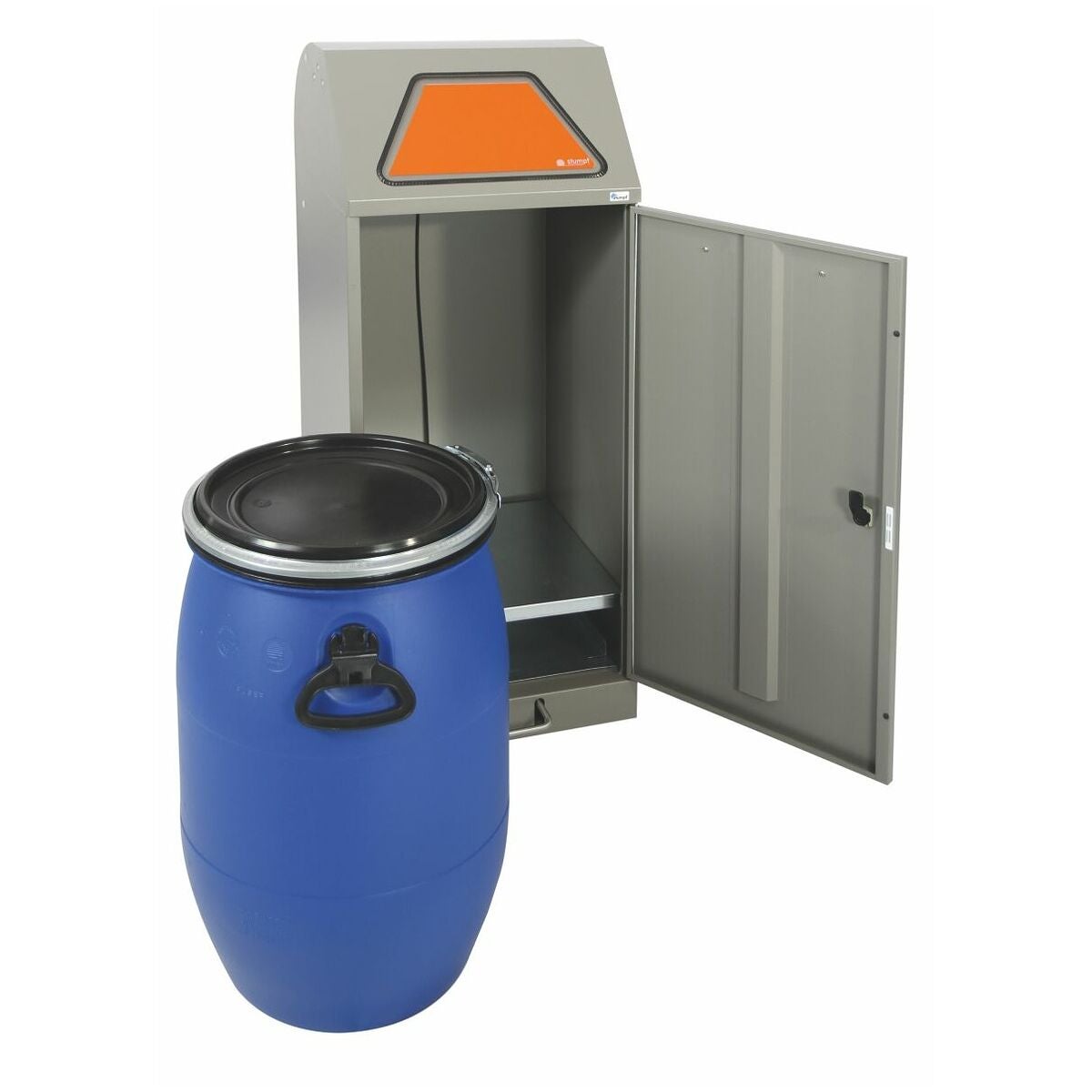 Uppsamlingsbehållare med tank med lock 60 l