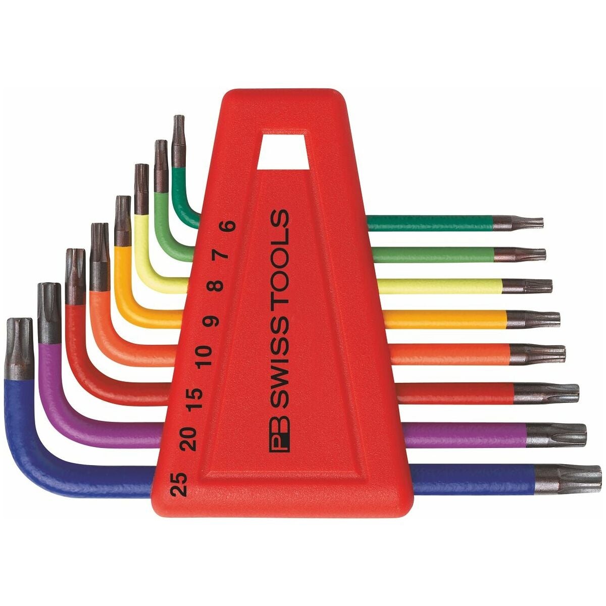 Vinkelskruvmejselsats för Torx® pulverbelagda