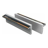 Magnetiska skyddsbackar, par Aluminium, släta, standard 100 mm