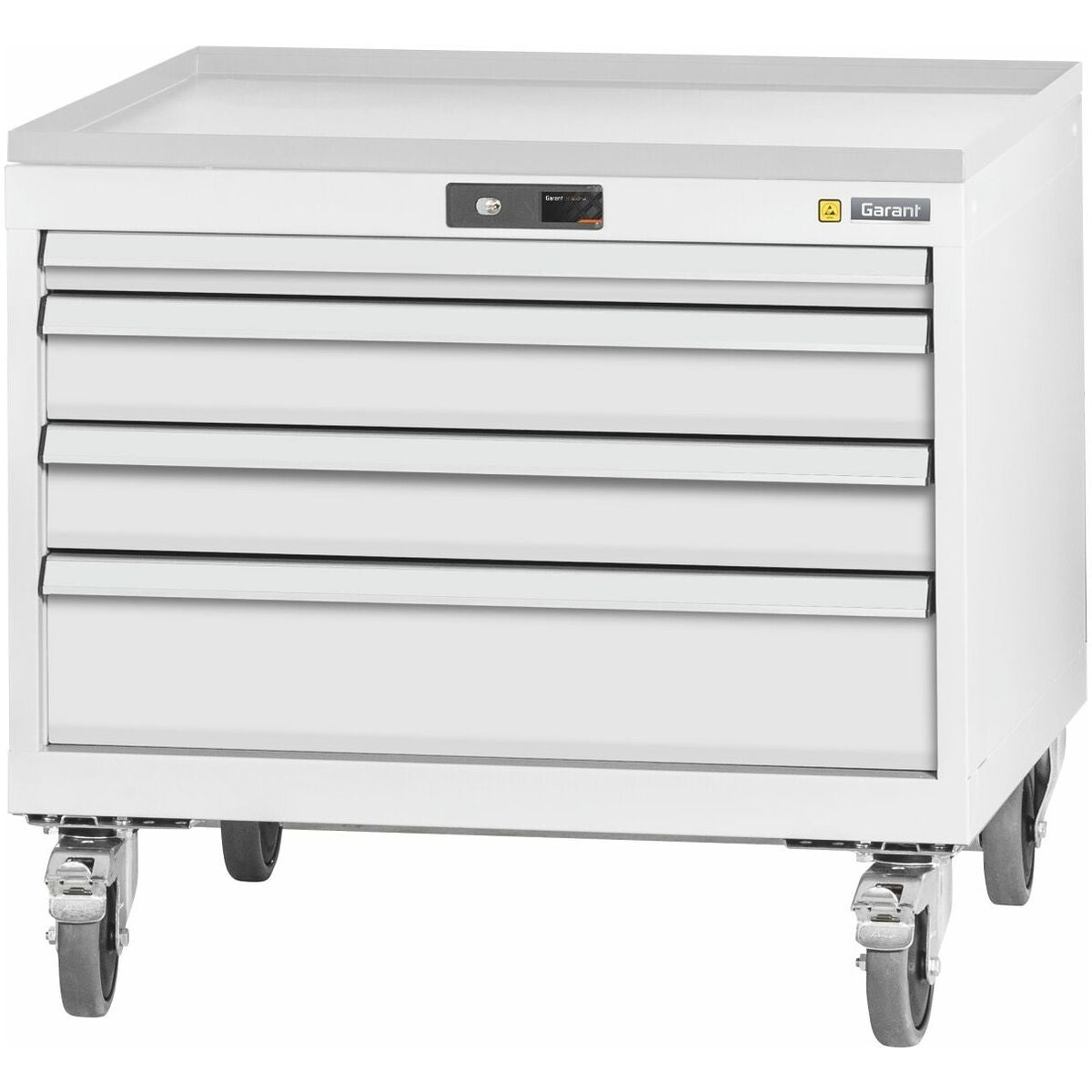 ESD-montagevagn komplett med utdragslådor rullbar 26×24G