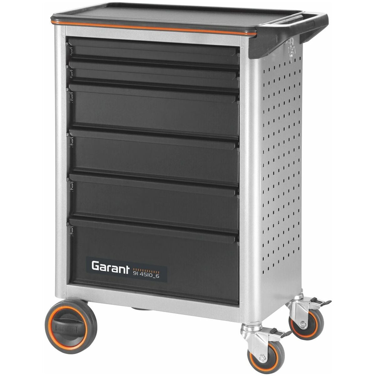 Verkstadsvagn med 6 lådor