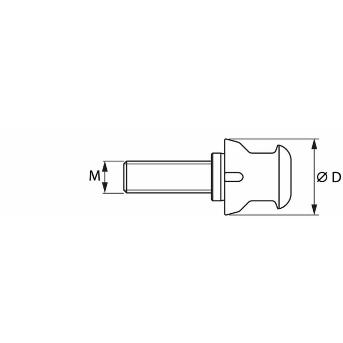 ZeroClamp spännbultar med invändig gänga 18M12