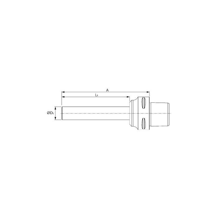GARANT Master Mute borrstångskaft PSC Vibrationsdämpande 32/170 mm