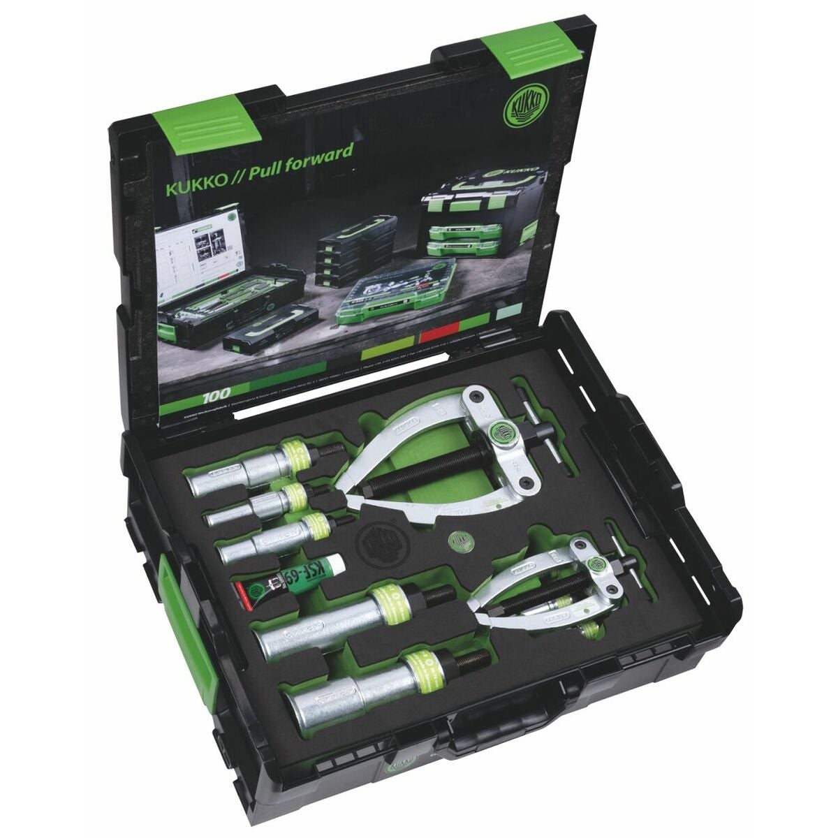 Sortiment av invändiga utdragsanordningar i KUKKO L-BOXX®