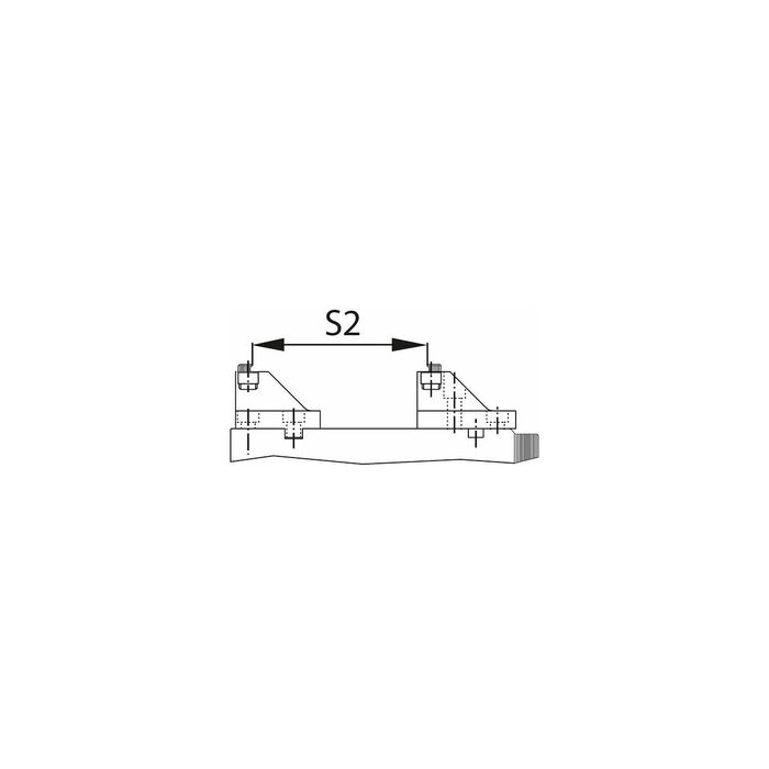 Greppinsats med 2 spetsar, höjd 5,2 − 6,7 mm 1