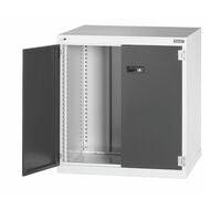 Tillbehörsskåp med slagdörrar utan skyddskant 26×20G