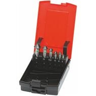 HOLEX Pro Steel sats koniska försänkare med 3 spännytor nr 150184 med kassett 90° TiAlN