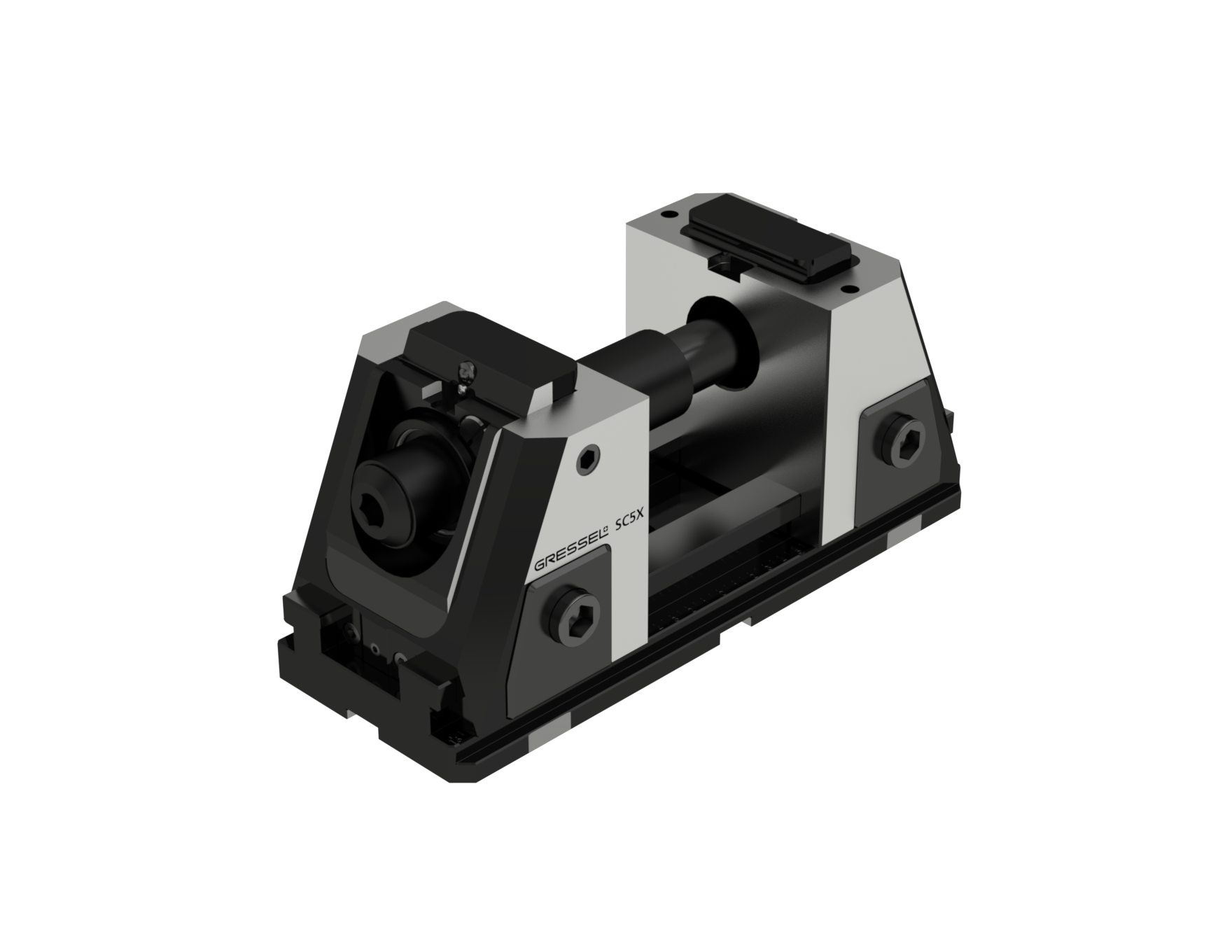 5-axligt skruvstycke SC5X-M-S L-330 mm