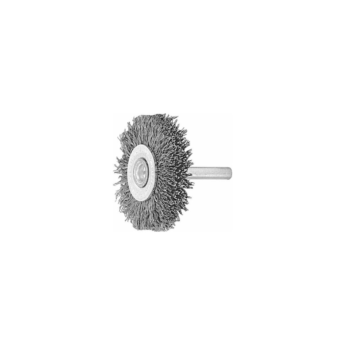 Rundborste med skaft Ståltråd, mässingbelagd 0,25 mm