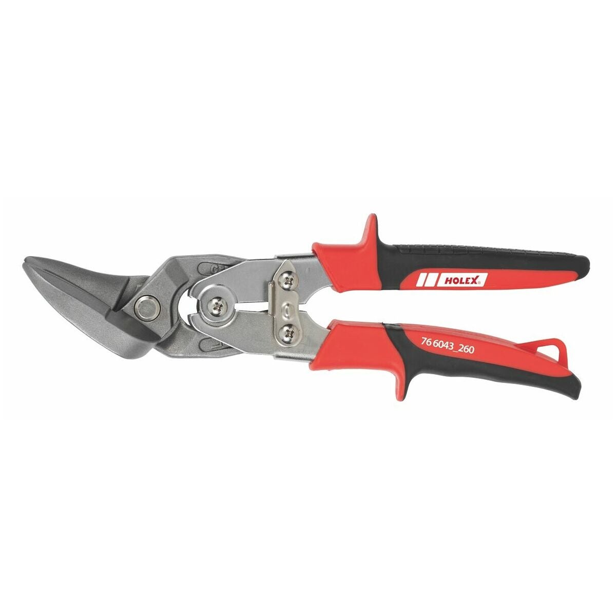 Fasonplåtsax med tvåkomponentenshandtag vänsterskärande