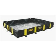 Spillpool, vikbar och åkbar Rigid-Lock Quick Berm®