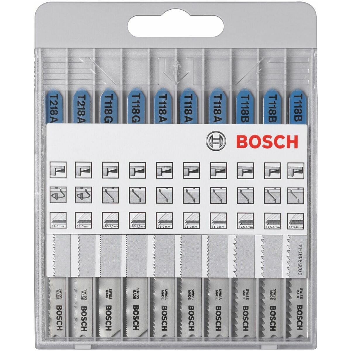 Sticksågbladssortiment, 10 delar, universell