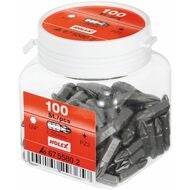 Bits för Pozidriv 1/4 tum, storförpackning 100 delar