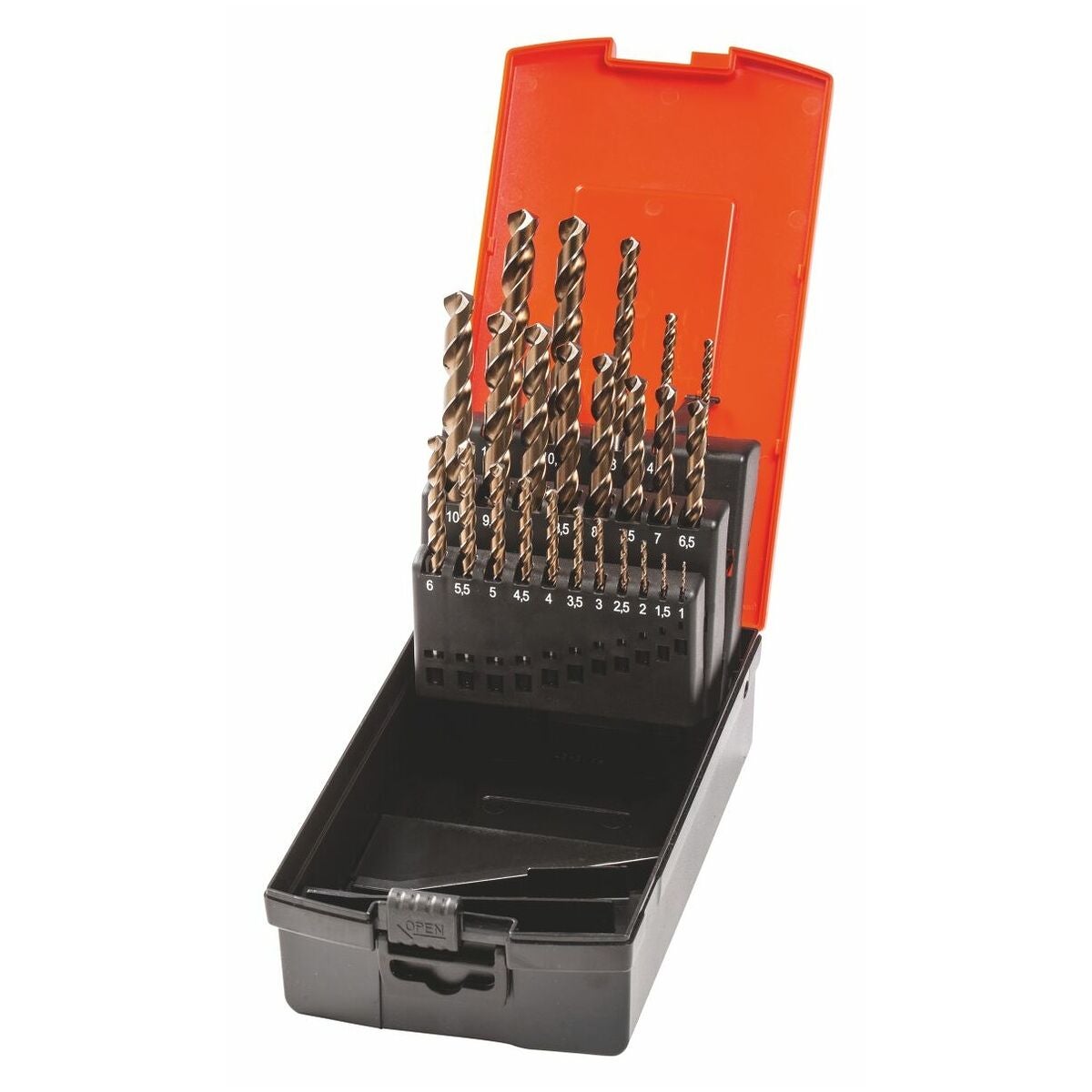 HOLEX CleverDrill spiralborrssats HSS nr 114031 med kassett 1-10,5