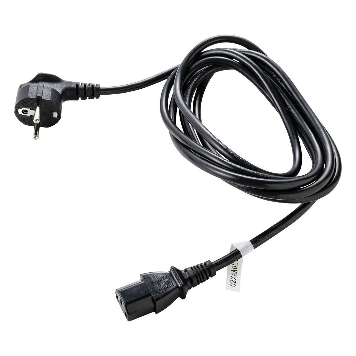 Strömkabel med jordkontakt typ F för Europa (utom Storbritannien) på strömkontakt C13 för kalla apparater C