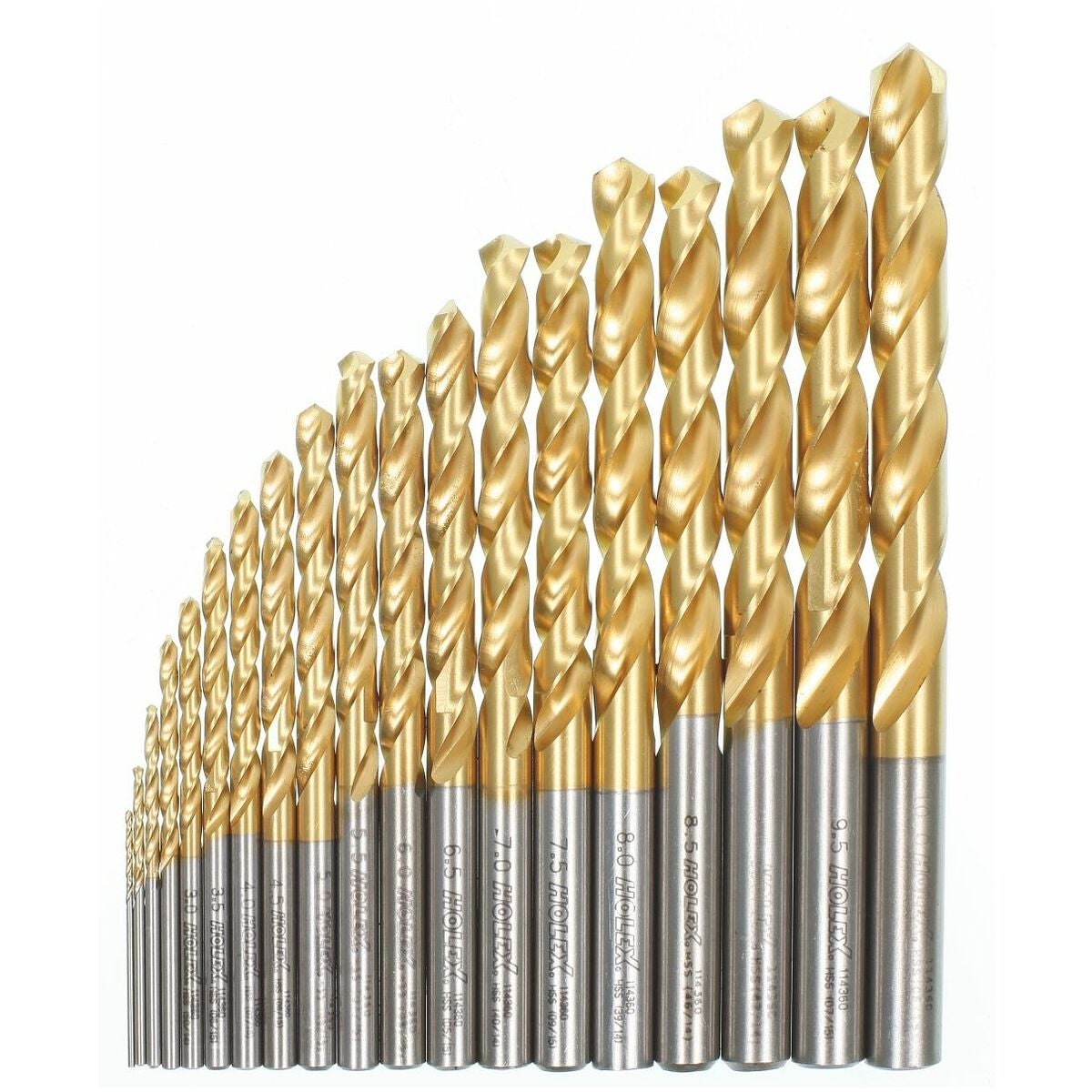 Spiralborr HSS nr 114360 som påfyllningssats TiN