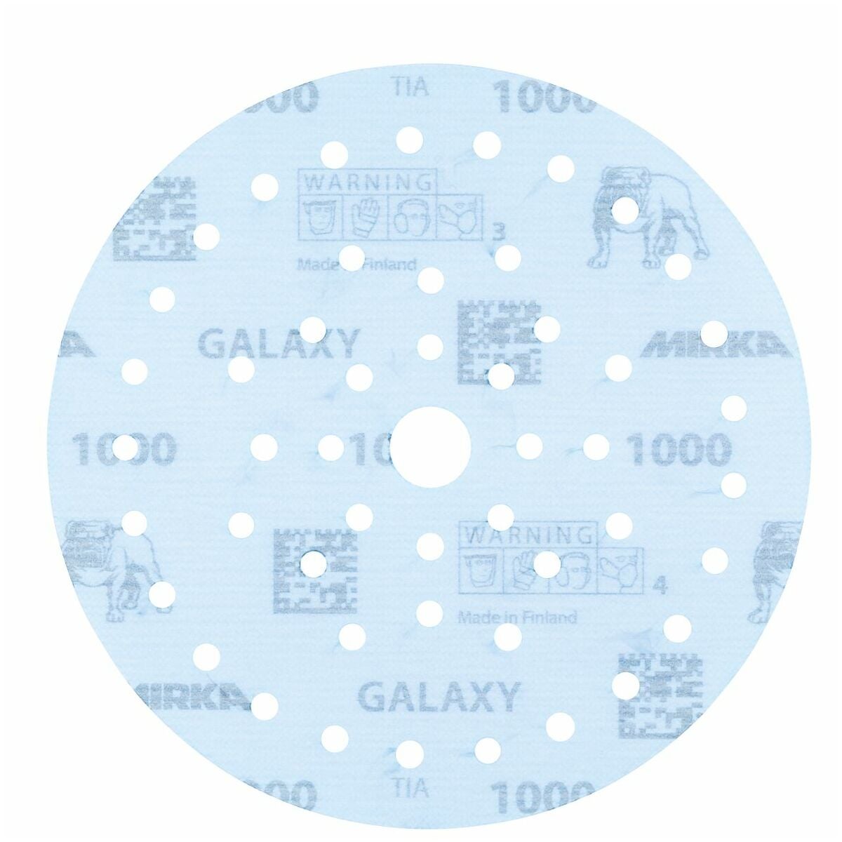 Slipskiva med kardborrband (CER) Galaxy Flerhålad 1000