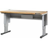 Workstation eLevel med bambuskiva 1500 mm