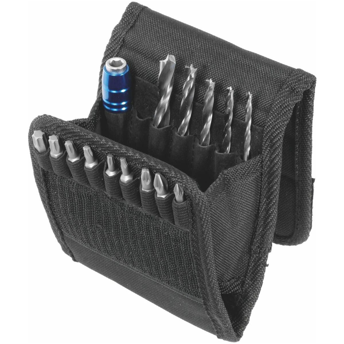 Bitssortiment för träspiralborr i fodral, 15 delar