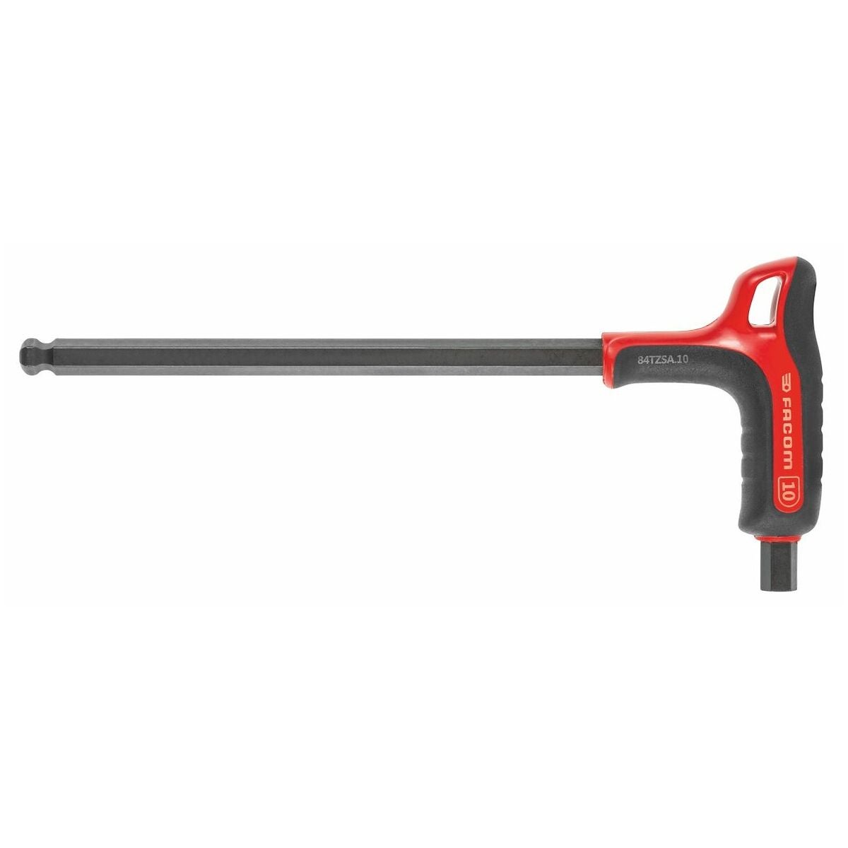 Sexkantskruvdragare, med T-handtag och sfäriskt huvud