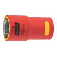 Sexkantshylsa 1/2 tum Helt VDE-isolerad 18 mm