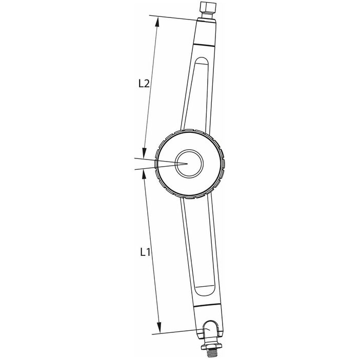 Mekaniskt mätstativ (med magnetfot) 240 mm