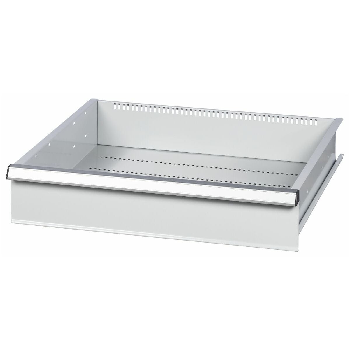 ESD-utdragslåda med enhandsupplåsning av enskilda utdragslådor 50 kg 150 mm