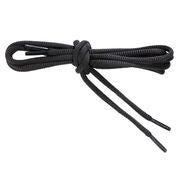 Skosnören, svart <b>rund</b> svart