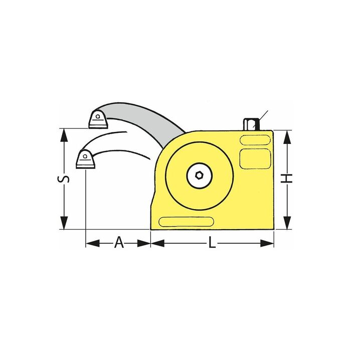 Spännblock Piccolo 54 mm