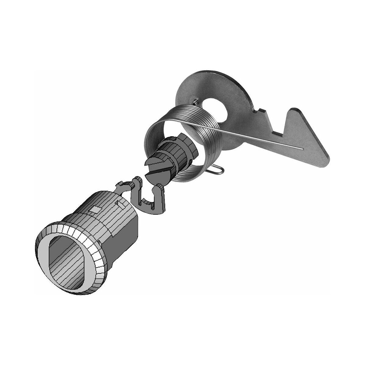 Låshylsa utan låscylinder