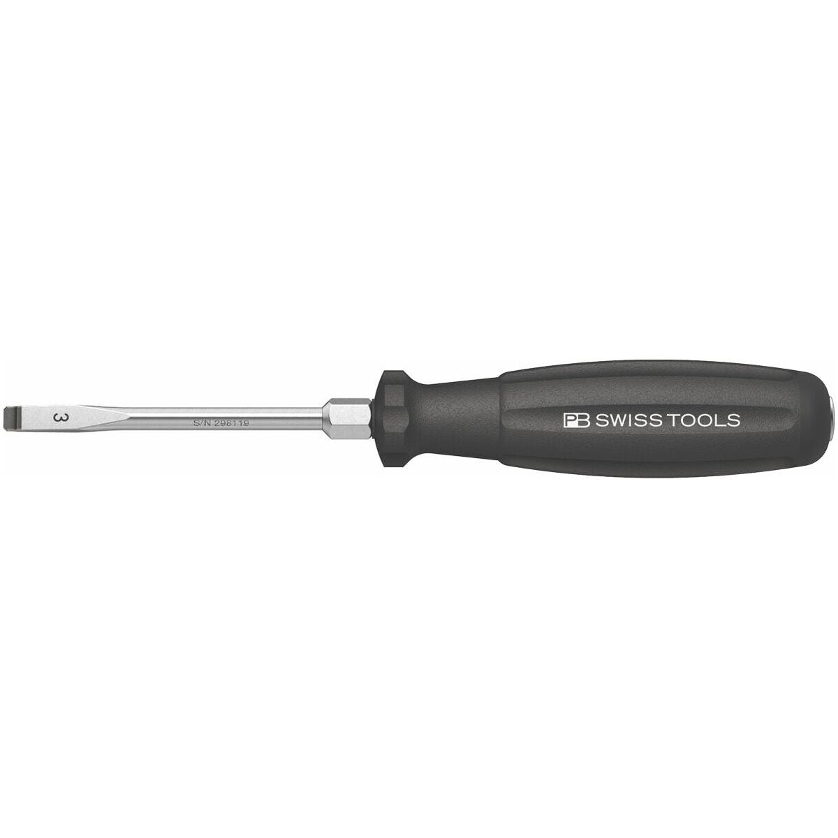 Skruvdragare för spår, med 2K-SwissGrip-handtag och skalle 5,5 mm