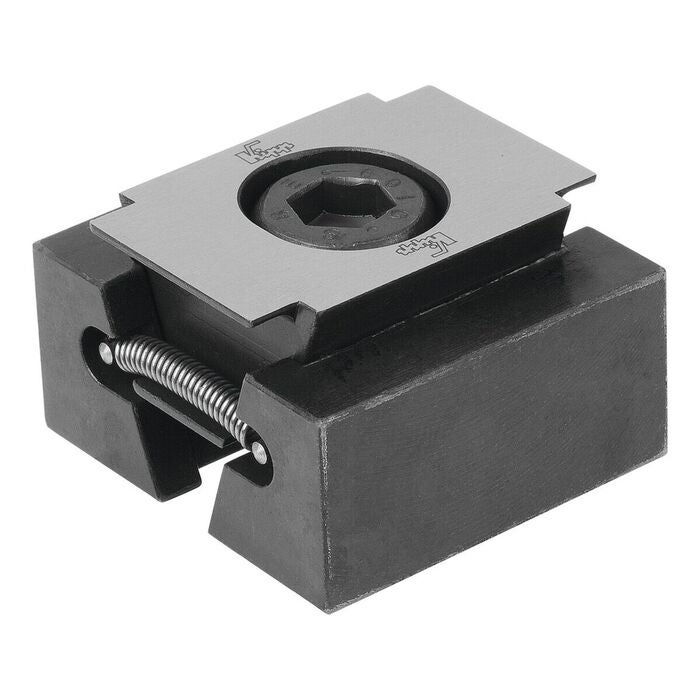Kilspännare med dubbelsidigt bearbetningstillägg bred M12X40 mm