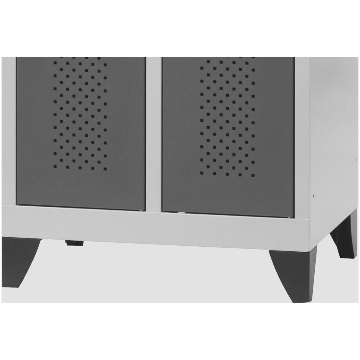 Klädskåp med sockel och DOM cylinderlås 3